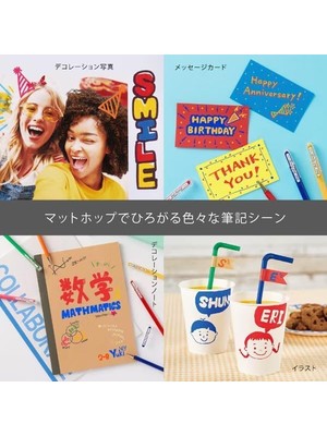 Data Store 1.0 mm Parlak Jel Roller Kalem - 7 Adet Blisterli - Mattehop