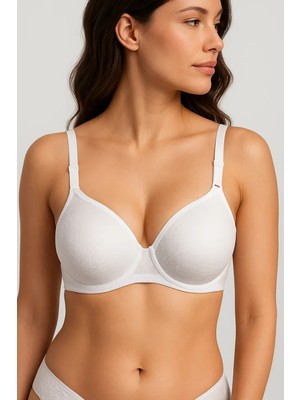 2390 Liza Telsiz Desteksiz Sütyen 6lı Beyaz