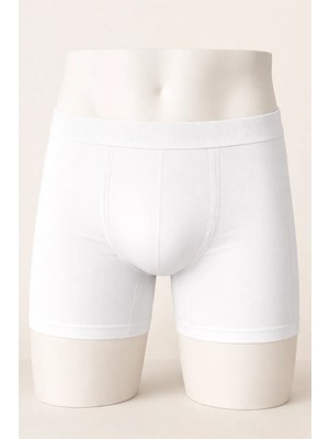 600 Layza Form Erkek Dikişsiz Boxer Beyaz