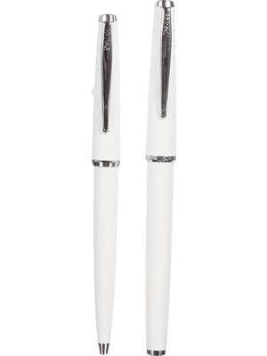 Data Store 33 Dolma Kalem & Tükenmez Kalem Takım Beyaz