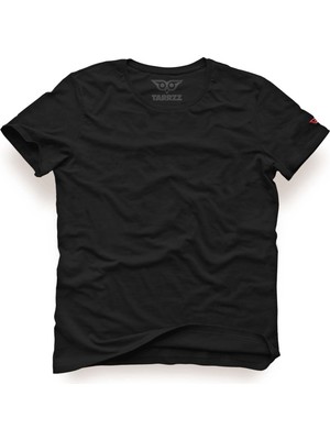 Tarrzzcom Unisex Basic Tişört %100 Pamuklu Bisiklet Yaka Tişört