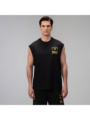 Everlast Choice Of Champs Comfort Fit Açık Siyah Erkek Kolsuz Tişört