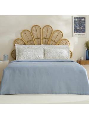 Data Store Lina Bambu Tek Kişilik Pike Takımı Mavi