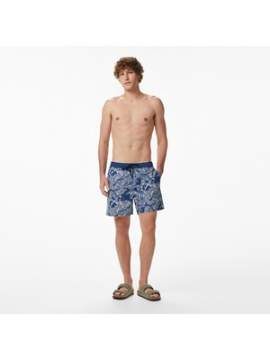 UNITED4 Comfort Fit Erkek Lacivert Deniz Şortu.INDIGO