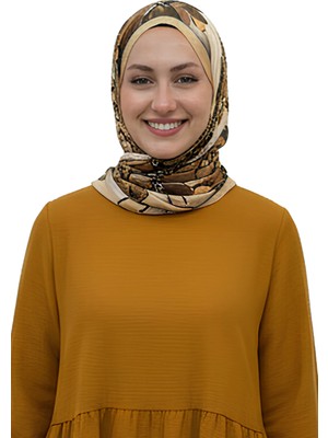 Levamor Kadın Desenli Ipek Bambu Karışımlı Kristal Şal