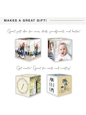 Data Store Mcs Kunststoff 6- Foto Cube, Klar, Set 4