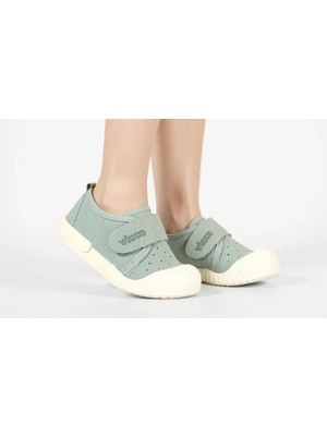 Vicco Anka II Kadın Ortopedik Çocuk Spor Ayakkabı Mavi Suni Deri Düz Taban Günlük Kullanım İçin