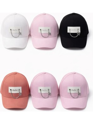 P-Y26300-03 Kitti 9-15 Zincirli Kız Şapka 6lı