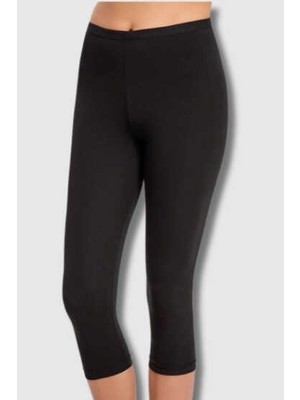 Vogsign 312 Viskon Ince Bel Kapri Tayt 6lı Paket Siyah