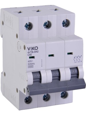 Data Store 4VTB-3C40 Otomatik Sigorta 4,5ka C Tipi 3 Kutup 40A