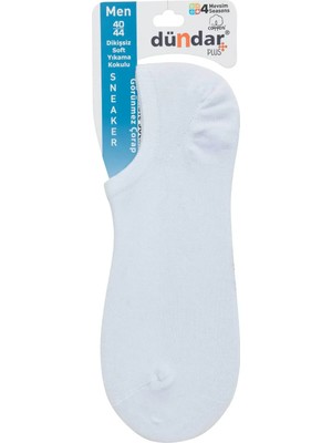 Dündar Çorap 5558 Dündar Erkek Penye Sneaker 12LI Paket Beyaz