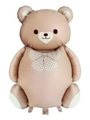 Data Store Retro Büyük Karamel Ayı Folyo Balon 65,5-90 cm