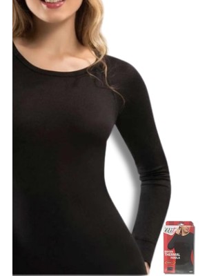 Tutku Elit 2706 Elit Kadın Termal Fanila Siyah