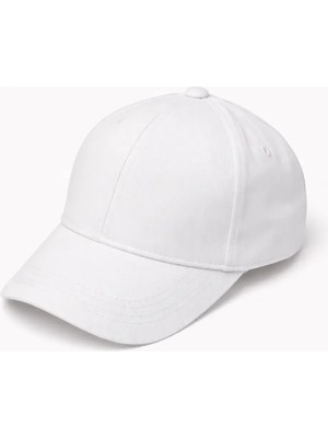 Y1042-008 Kitti 9-15 Garson Sade Şapka 6lı Beyaz