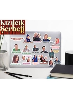 Data Store Kızılcık Şerbeti Defter Suluk Laptop Notebook Tablet Telefon Kılıf Seti