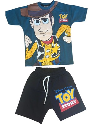 GMG Collection Baby Toy Desenli Şort Tişört 2'li Takım