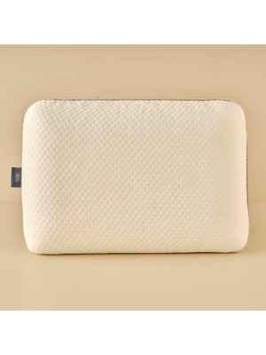 Data Store Düz Dış Kumaş:%65 Polyester%35 Viskon/iç DOLGU:%100 Viskoelastik Sünger Yastık, Beyaz, 60X40X13 cm