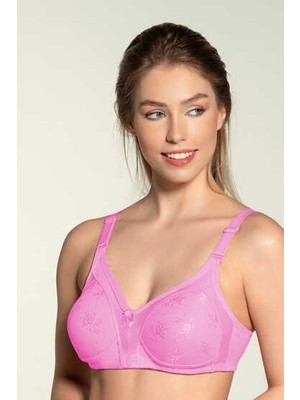 303 Liza Telsiz Dantelli Sütyen 6lı Paket Pembe
