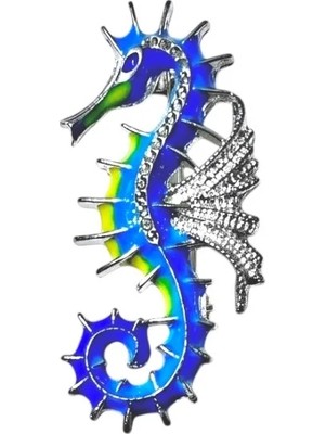 Cesicey Denizatı Broş ZirkonTaş Detaylı Gümüş Renk