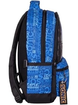 Data Store Sonic Temalı Lisanslı Premium 3'lü Okul Seti Sırt Çantası-Beslenme Çantası-Kalemlik