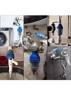 Data Store Çamaşır Makinesi Için Kireç ve Pas Önleyici, Ön Filtre Lavabo Su Arıtıcısı Lavabo Süzgeci Üstü Su Arıtma Cihazı Su Filtresi Musluk Filtresi Süzgeç Kireç Önleyici Filtre Musluk Arıtma