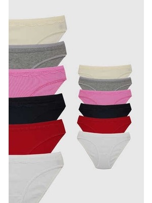 507 Tutku Kadın Pınar Bikini 12LI Paket Asorti