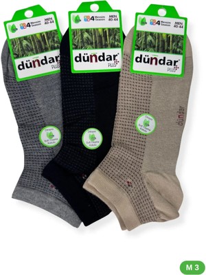 Dündar Çorap 4605 Dündar Erkek Bambu Patik 12LI M3