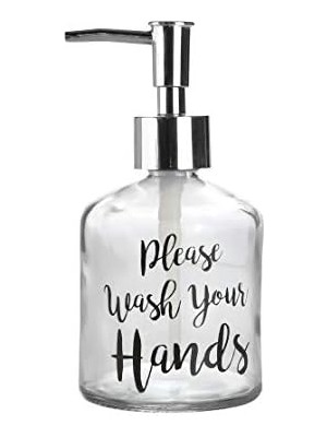 Data Store Cam Sıvı Sabunluk,yazılı Model 300ML Seti 7,6X15,5CM