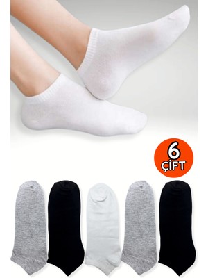 Pamuksu 6lı Patik Çorap 36-40 Karışık