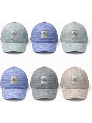 P-Y26150-04 Kitti 1-4 Deniz Temalı Erkek Şapka 6lı