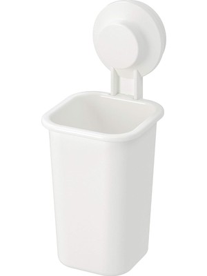 Data Store Vantuzlu Diş Fırçası Tutucu, Beyaz, Delme Yok, Vidalama Gerektirmez, Kolay Montaj..