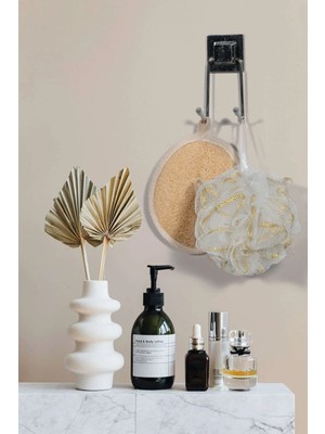 Mikasso Krom Kaplama Paslanmaz Ikili Askı - Metal - Gri