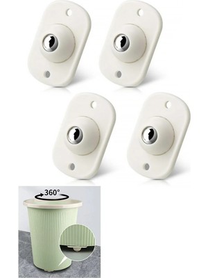 Mikasso 360° Döner Tekerlekli Eşya Taşıma Aparatı Koltuk Dolap Için Pratik Kaydırıcı Bilyeli Teker