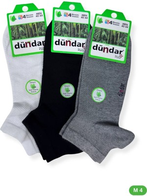 Dündar Çorap 4605 Dündar Erkek Bambu Patik 12LI  M4