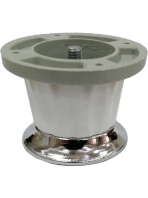 Mikasso Plastik Dolap Vestiyer Mobilya Ayağı 5 cm Beyaz (4 Adet) - Masa Ayakları Beyaz