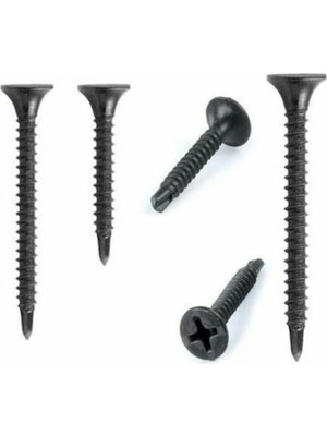 Mikasso Alçıpan Vidası Matkap Uçlu (Akıllı) 3.5*35 mm (250 Adet)