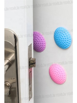 Mikasso Şeffaf Silikon Mobilya ve Kapı Durdurucu Darbe Pedi 6'lı Set Silikon