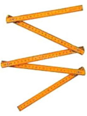 Mikasso Ahşap Metre 1 Metre Katlanır Marangoz Cetveli Ölçme Aracı Pratik Ergonomik Kullanışlı 100726 1 M