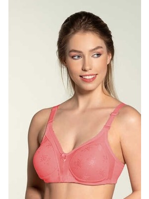 303 Liza Telsiz Dantelli Sütyen 6lı Paket Somon