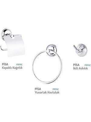 Data Store 3'lü Banyo Aksesuar Seti