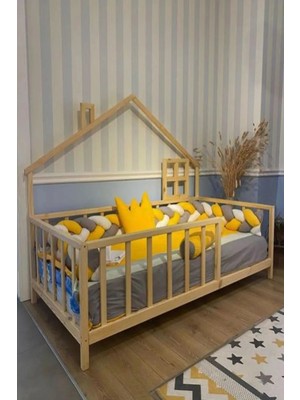 BRK Design Ahşap Montessori Yatak Ayaklı