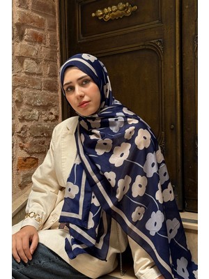 Levamor Kadın Empirme Soft Flory Şal Desenli Pamuklu Likralı Yumuşak Dokulu Şık Şal