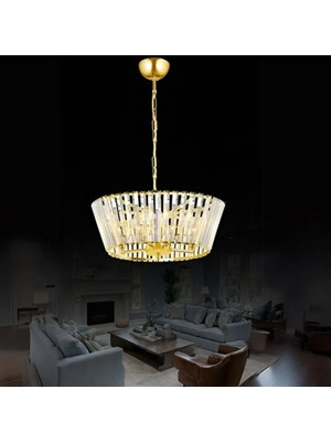 Ronisu Aydınlatma Serenne Taşlı Avize Kristal Taşlı Aydınlatma