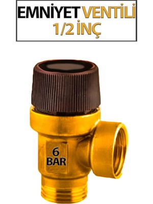 Trend Hause 1/2'lik Emniyet Ventili 6 Bar