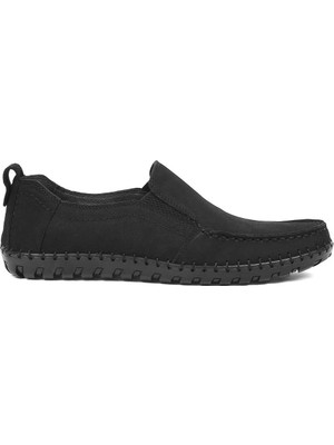 Celal Gültekin Erkek Siyah Nubuk Deri Ayakkabı