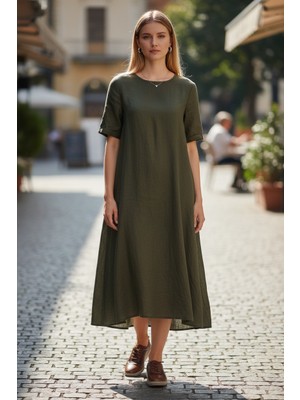 Modayak Ata Taba Hakiki Deri Ortopedik  Günlük Kadın Ayakkabı & Babet