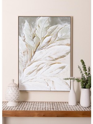 The Mia Luna Leaf Kanvas Tablo 70X100 cm