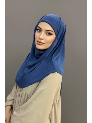 Levamor Kadın Viskon Likralı Kendinden Boneli Pratik Hazır Şal