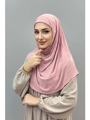 Levamor Kadın Viskon Likralı Kendinden Boneli Pratik Hazır Şal