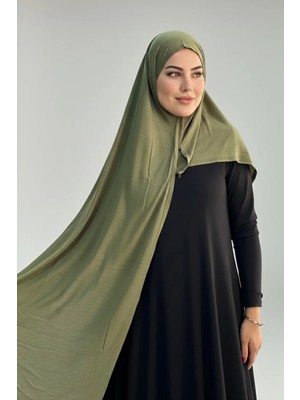 Levamor Ceylan Kadın Pamuklu Likralı Pratik Penye Hazır Şal